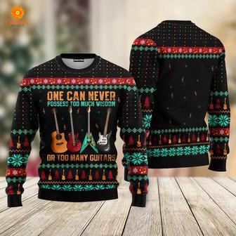 Guitar Old Vintage Ugly Christmas Sweater For Men & Women | Favorety