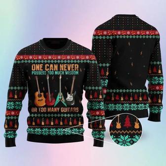 Guitar Old Vintage Ugly Christmas Sweater, Jumper For Men & Women | Favorety AU