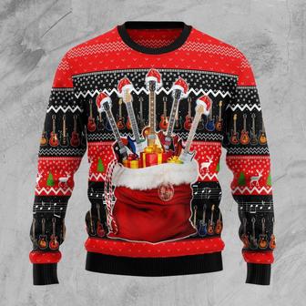 Guitar Xmas Ugly Christmas Sweater | Favorety