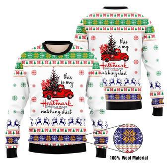 Hallmark Christmas Movies Printed Ugly Christmas Sweater | Favorety UK