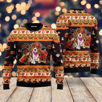 Halloween Beagle Dog Ugly Christmas Sweater For Men & Women | Favorety UK