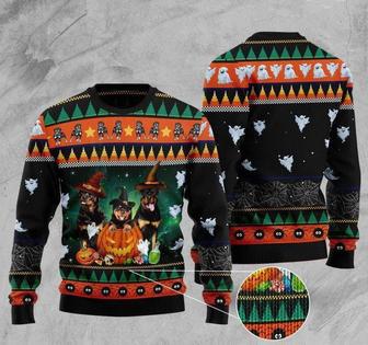 Halloween Rottweiler Ugly Christmas Sweater | Favorety CA