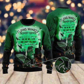 Halloween Witchcraft Flying Monkey Ugly Christmas Sweater For Men & Women | Favorety DE