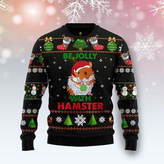 Hamster Be Jolly Ugly Christmas Sweater | Favorety UK