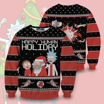 Happy Human Holiday Ugly Christmas Sweater | Favorety