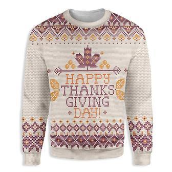 Happy Thanksgiving Ugly Christmas Sweater | Favorety CA