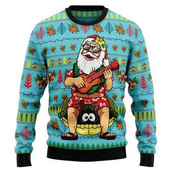 Hawaiian Christmas Santa Claus Ugly Christmas Sweater | Favorety AU