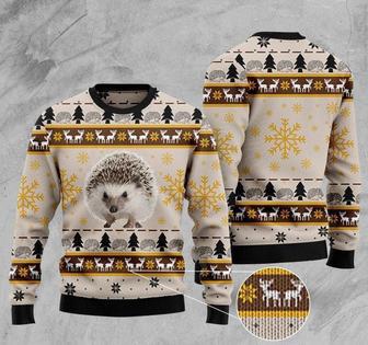 Hedgehog pattern Ugly Christmas Sweater | Favorety DE