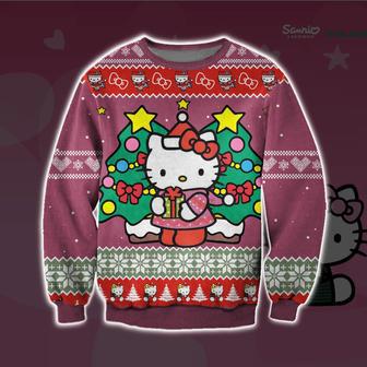 Hello Kitty Print Ugly Christmas Sweater | Favorety AU