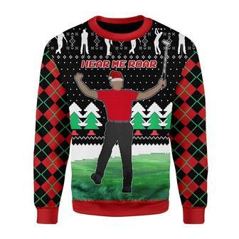 Here Him Roar Ugly Christmas Sweater | Favorety