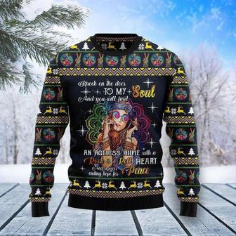 Hippie Girl Ugly Christmas Sweater | Favorety CA