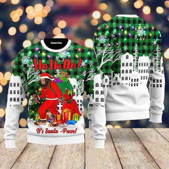 Ho Ho Ho It’s Santa Paws Christmas Ugly Christmas Sweater For Men & Women | Favorety DE