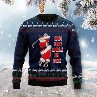 Ho Ho Hole In One Ugly Christmas Sweater | Favorety UK