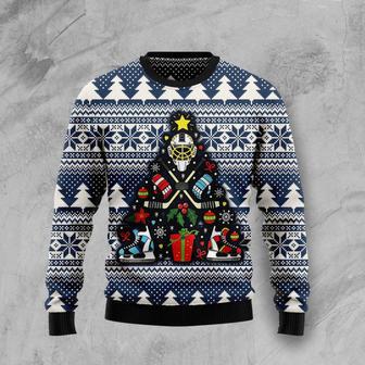 Hockey Ugly Christmas Sweater unisex womens & mens, couples matching, friends, funny family sweater gifts | Favorety CA