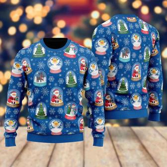 Holly Jolly Merry And Bright Pattern Ugly Christmas Sweater For Men & Women | Favorety CA