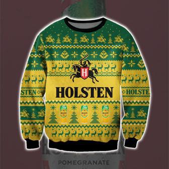 Holsten Pils Knitting Pattern Print Ugly Christmas Sweater | Favorety CA