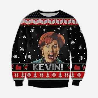 Home Alone Knitting Pattern Print Ugly Christmas Sweater | Favorety