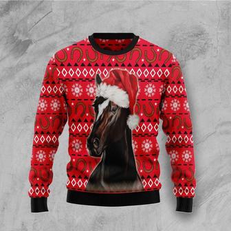 Horse Christmas Pattern Ugly Christmas Sweater | Favorety AU