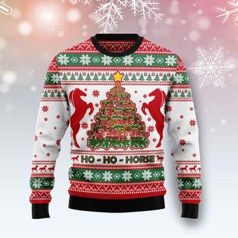 Horse Christmas Tree Ugly Christmas Sweater | Favorety CA