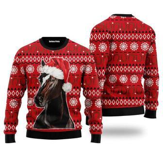 Horse Christmas Ugly Christmas Sweater For Men & Women | Favorety