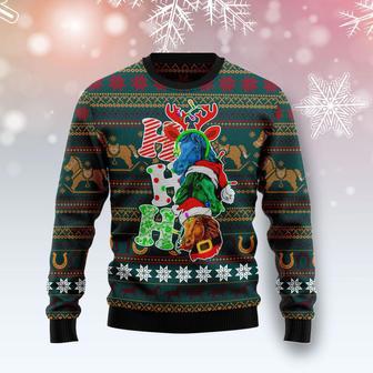 Horse Ho Ho Ho Ugly Christmas Sweater | Favorety CA