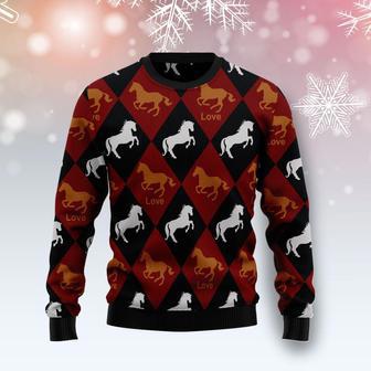 Horse Love Ugly Christmas Sweater | Favorety