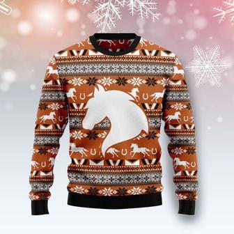 Horse Pattern Ugly Christmas Sweater | Favorety AU