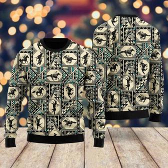 Horse Racing Native Ugly Christmas Sweater For Men & Women | Favorety UK