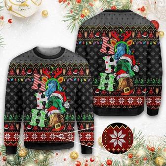 Horse Ugly Christmas Sweater For Men & Women | Favorety AU