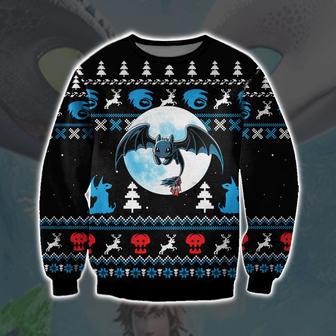 How To Train Your Dragon Print Ugly Christmas Sweater | Favorety UK