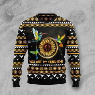 Hummingbird Sunflower Ugly Christmas Sweater | Favorety UK