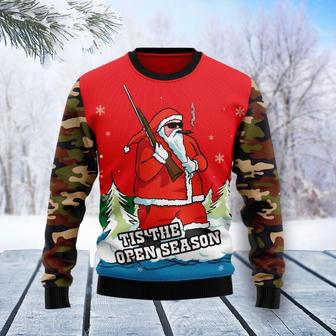 Hunting Santa Christmas Ugly Christmas Sweater | Favorety AU