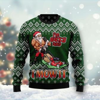 I Am Sexy And I Mow It Ugly Christmas Sweater | Favorety CA