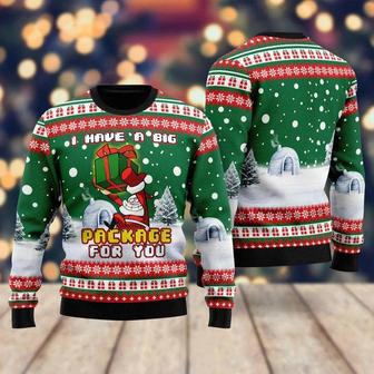 I Have A Big Package For You Christmas Ugly Christmas Sweater For Men & Women | Favorety DE