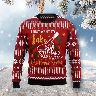 I Just Want To Bake Stuff And Watch Ugly Christmas Sweater | Favorety DE