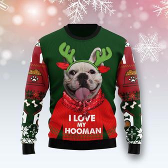 I Love My Hooman Dog Ugly Christmas Sweater | Favorety CA