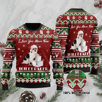 I Love You More Than Toilet Paper Ugly Christmas Sweater | Favorety CA