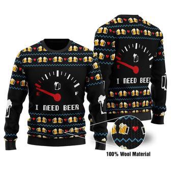 I Need Beer Ugly Christmas Sweater | Favorety