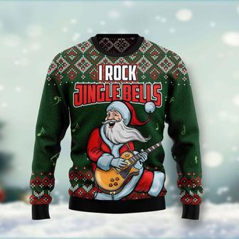 I Rock Jingle Bells Ugly Christmas Sweater | Favorety UK