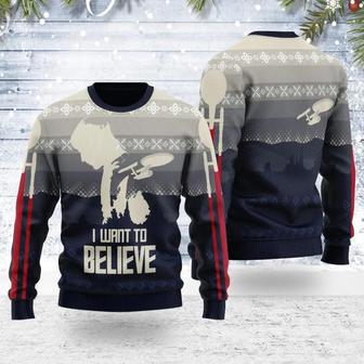 I Want To Believe – Ugly Christmas Sweater | Favorety AU