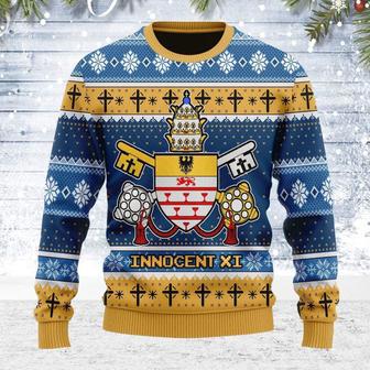 Innocent XI Coat Of Arms Ugly Christmas Sweater | Favorety