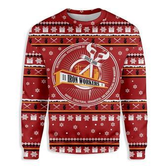 Ironworker Christmas Gift Ugly Christmas Sweater | Favorety CA