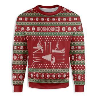 Ironworker Christmas Ugly Christmas Sweater | Favorety CA