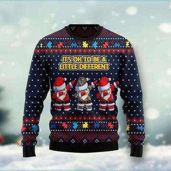 Its Ok To Be A Little Different Ugly Christmas Sweater | Favorety CA