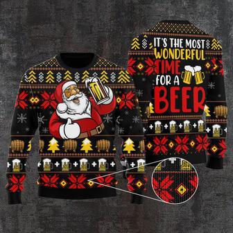 Its The Most Wonderful Time For A Beer Ugly Christmas Sweater | Favorety AU