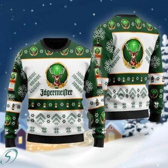 Jagermeister Ugly Christmas Sweater, Jumper | Favorety