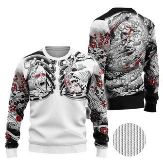 Japan Art Tattoo Ugly Christmas Sweater | Favorety AU