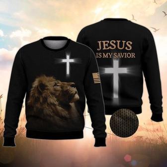 Jesus Is My Savior Ugly Christmas Sweater | Favorety