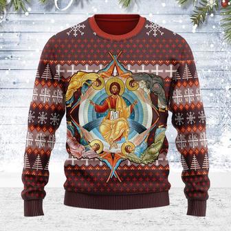 Jesus Orthodoxy Ugly Christmas Sweater | Favorety