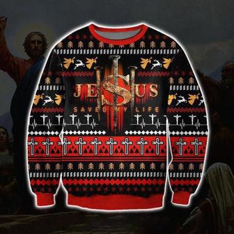 Jesus Saved My Life Ugly Christmas Sweater | Favorety DE